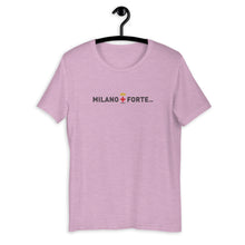 Carica l'immagine nel visualizzatore di Gallery, Milano + Forte | Logo Nero - Maglietta unisex manica corta