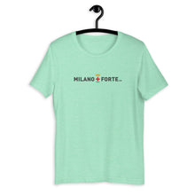 Carica l'immagine nel visualizzatore di Gallery, Milano + Forte | Logo Nero - Maglietta unisex manica corta