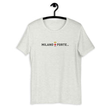 Carica l'immagine nel visualizzatore di Gallery, Milano + Forte | Logo Nero - Maglietta unisex manica corta