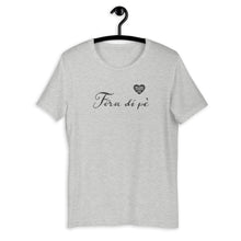 Carica l'immagine nel visualizzatore di Gallery, Föra di pè | Logo Nero - Maglietta unisex manica corta