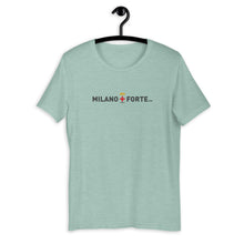 Carica l'immagine nel visualizzatore di Gallery, Milano + Forte | Logo Nero - Maglietta unisex manica corta