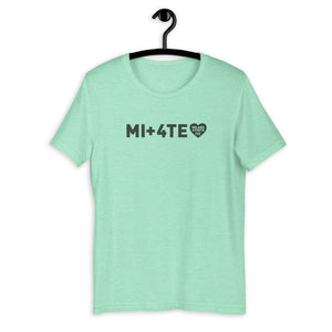 MI+4TE | Logo Nero - Maglietta unisex manica corta