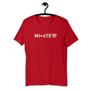 MI+4TE | Logo Bianco - Maglietta unisex manica corta