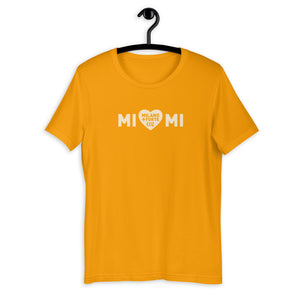 Mi ❤  Mi | Logo Bianco - Maglietta unisex manica corta