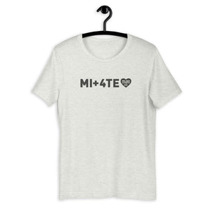 MI+4TE | Logo Nero - Maglietta unisex manica corta