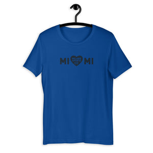 Mi ❤ Mi | Logo Nero - Maglietta unisex manica corta