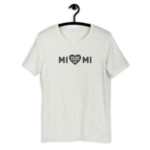 Mi ❤ Mi | Logo Nero - Maglietta unisex manica corta