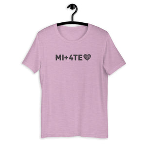 MI+4TE | Logo Nero - Maglietta unisex manica corta