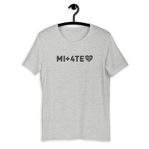 MI+4TE | Logo Nero - Maglietta unisex manica corta