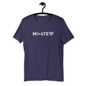 MI+4TE | Logo Bianco - Maglietta unisex manica corta