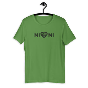 Mi ❤ Mi | Logo Nero - Maglietta unisex manica corta