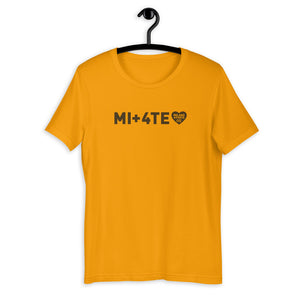 MI+4TE | Logo Nero - Maglietta unisex manica corta