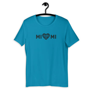 Mi ❤ Mi | Logo Nero - Maglietta unisex manica corta