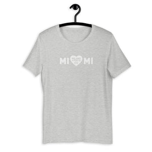 Mi ❤  Mi | Logo Bianco - Maglietta unisex manica corta