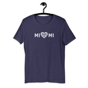 Mi ❤  Mi | Logo Bianco - Maglietta unisex manica corta