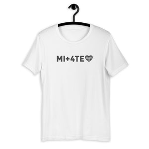 MI+4TE | Logo Nero - Maglietta unisex manica corta