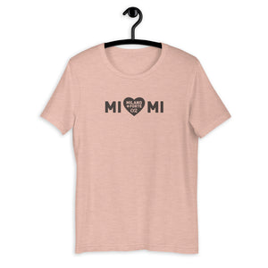 Mi ❤ Mi | Logo Nero - Maglietta unisex manica corta